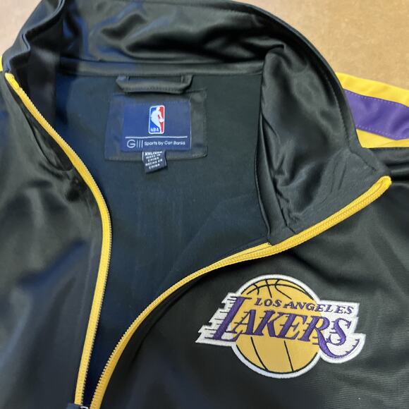Los Angeles Lakers Carl Banks G III Zip Up Jacket Men’s Size 2XL Excellent - Picture 13 of 16